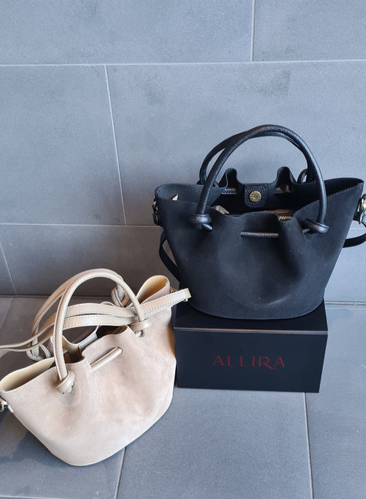 Barcelona Suede Leather Bag